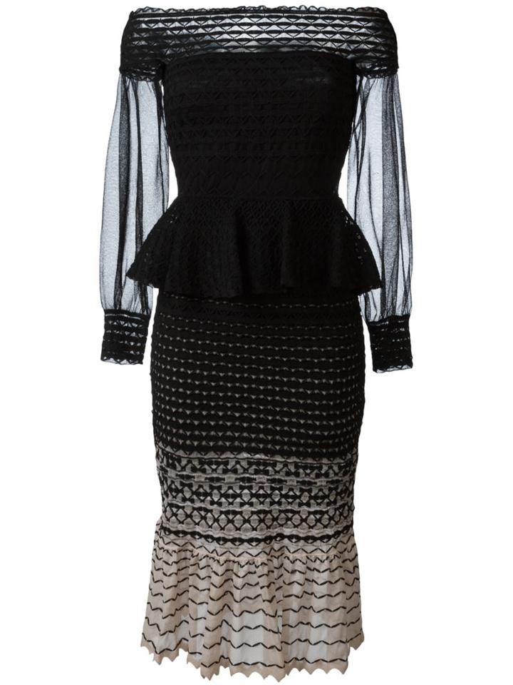 Alexander Mcqueen Off The Shoulder Knitted Dress