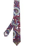 Dell'oglio Paisley Print Tie - Multicolour