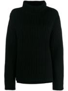 Joseph High-neck Jumper - Black