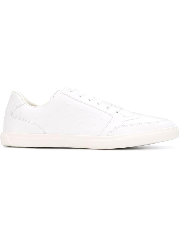 Moncler Classic Lace-up Sneakers, Men's, Size: 42, White, Leather/rubber