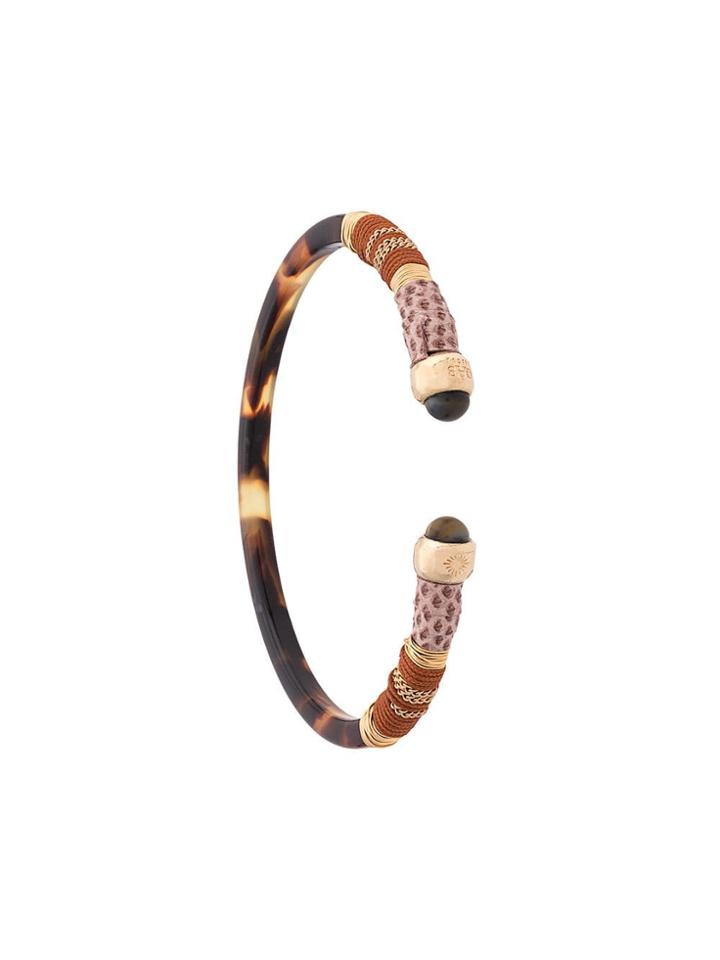 Gas Bijoux Bangle Bracelet - Brown