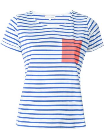 Chinti And Parker Striped T-shirt, Women's, Size: Xs, Blue, Organic Cotton