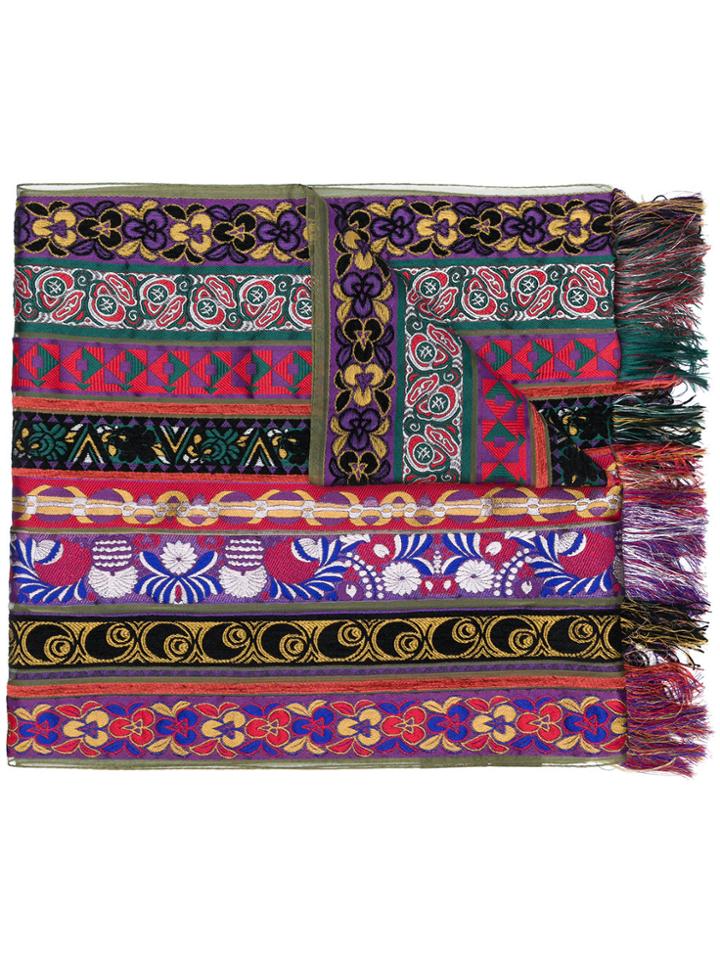 Etro Stripe Pattern Scarf - Multicolour