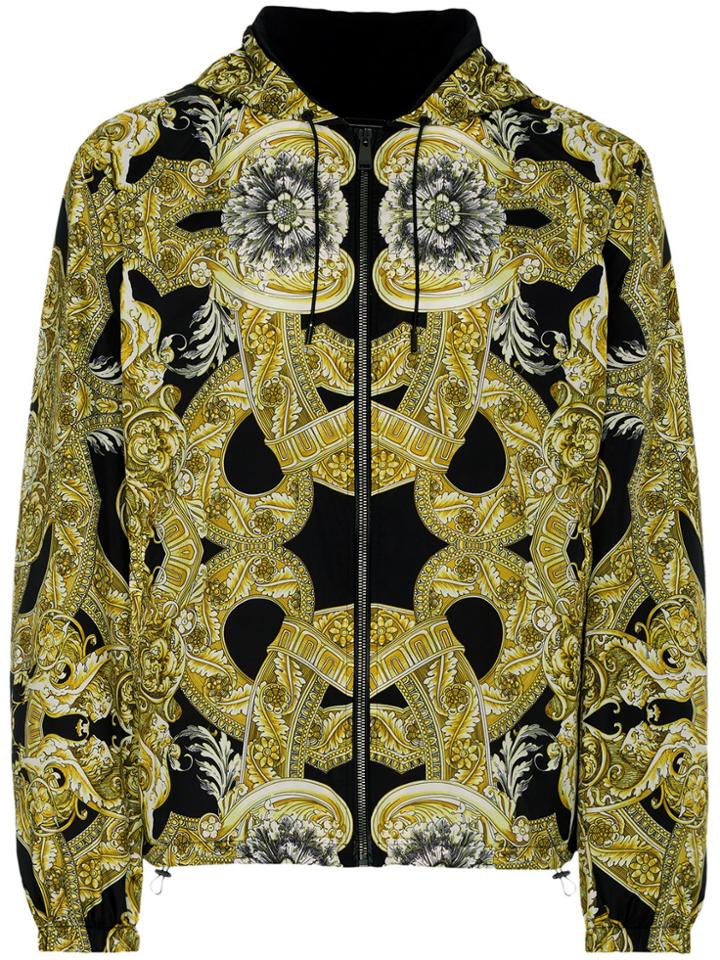 Versace Baroque Print Jacket - Black