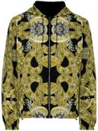 Versace Baroque Print Jacket - Black