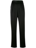 Diane Von Furstenberg - Tailored Trousers - Women - Polyester/triacetate - M, Black, Polyester/triacetate