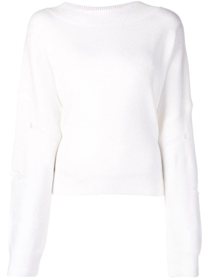 Rta Crew Neck Jumper - White