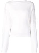 Rta Crew Neck Jumper - White