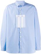 Sunnei Striped Pocket Shirt - Blue