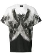 Manua Kea Palm Tree Print T-shirt - Black