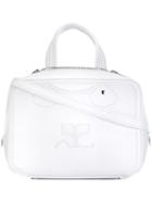 Courrèges Small Crossbody Bag, Women's, White