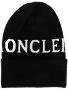 Moncler Logo Hat - Black