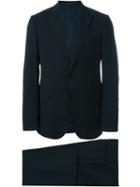 Armani Collezioni Classic Formal Suit, Men's, Size: 54, Blue, Acetate/viscose/virgin Wool