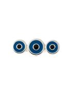 Eye M By Ileana Makri Triple Lucky Eye Ring - Blue