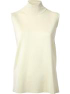 Dion Lee Loopback Sleeveless Top, Women's, Size: 6, Yellow/orange, Nylon/rayon