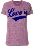 Zadig & Voltaire Love Is T-shirt - Pink & Purple