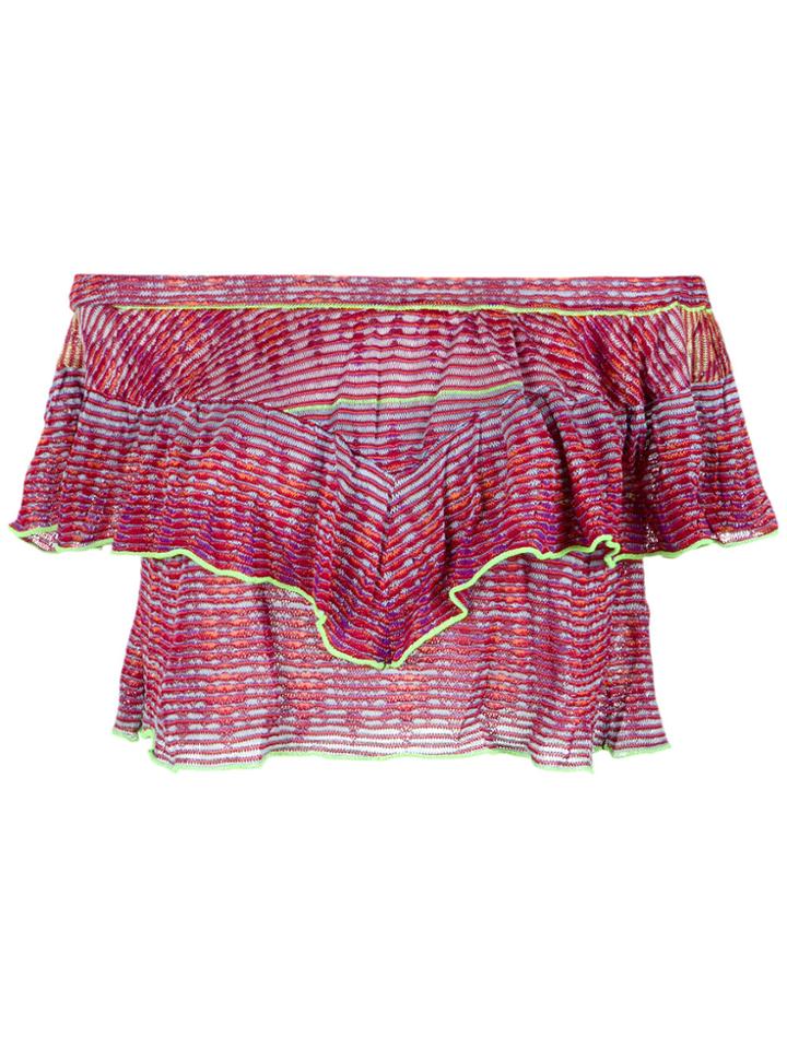 Cecilia Prado Off The Shoulder Top - Red