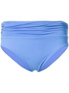 Heidi Klein Ruched Bikini Bottoms - Blue