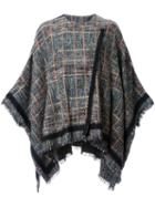 Etro Checked Poncho
