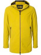 Herno Hooded Raincoat - Yellow