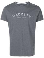 Hackett Logo Print T-shirt - Grey