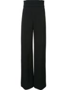 Cushnie Et Ochs High-waisted Trousers, Women's, Size: 2, Black, Viscose/spandex/elastane