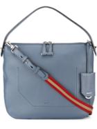 Bally Fiona Shoulder Bag, Women's, Blue, Leather