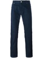 Z Zegna Slim-fit Jeans, Men's, Size: 33, Blue, Cotton/polyester