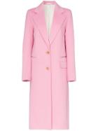 Joseph Magnus Single-breasted Coat - Pink