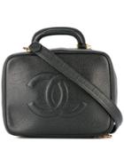 Chanel Pre-owned 2way Cosmetic Vanity Hand Bag - Black