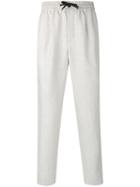 Bernardo Giusti - Drawstring Waist Trousers - Men - Linen/flax - 50, Nude/neutrals, Linen/flax