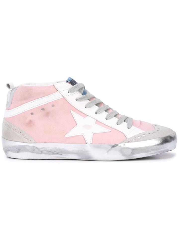 Golden Goose Mid Star Sneakers - Grey