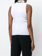 Dorothee Schumacher Knitted Keyhole Top - White