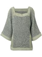 A.n.g.e.l.o. Vintage Cult 1980's Armour Inspired Jumper - Green