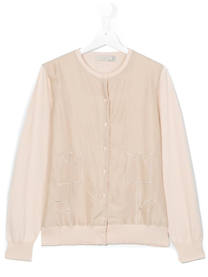 Stella Mccartney Kids - Portia Cardigan - Kids - Cotton/cashmere - 14 Yrs, Pink/purple