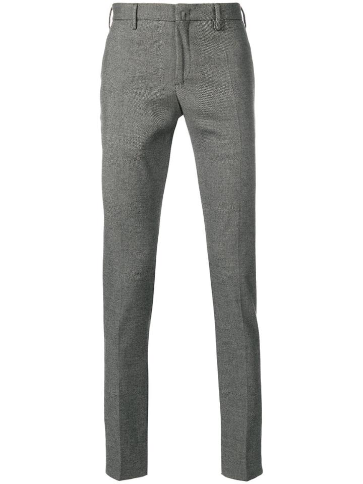 Incotex Straight Leg Trousers - Black