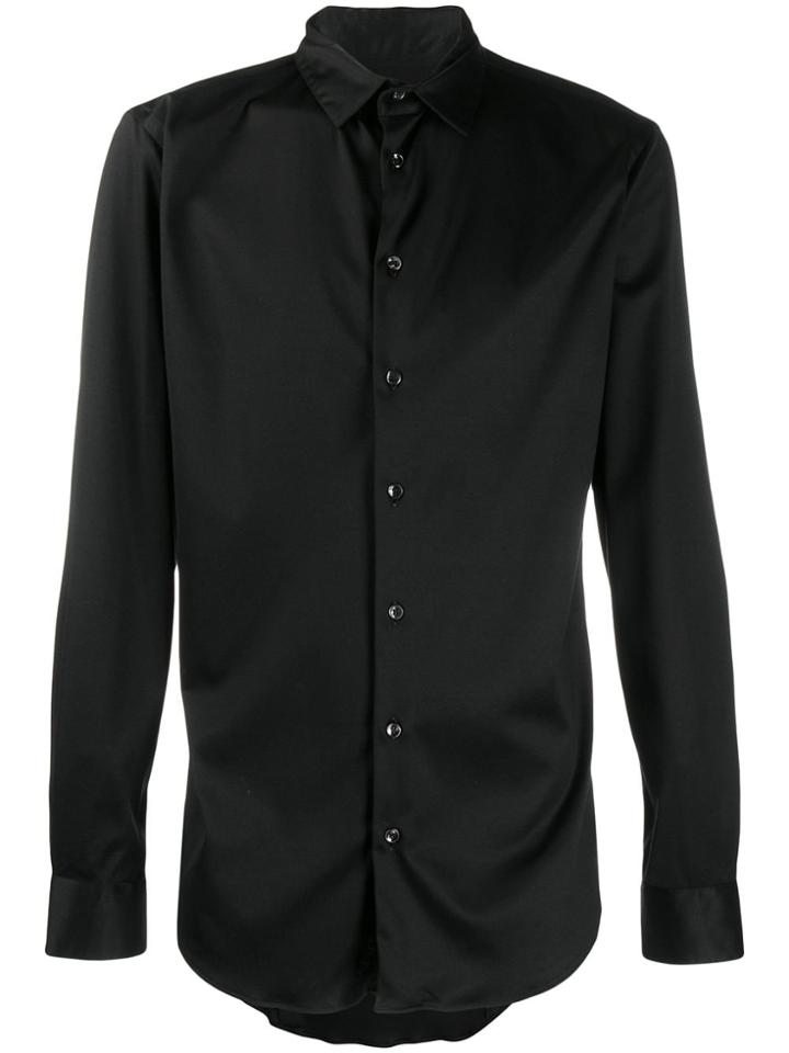 Giorgio Armani Poplin Shirt - Black