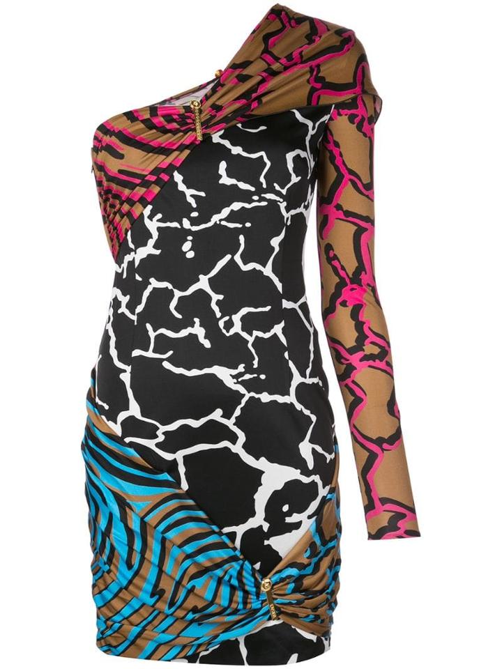 Versace Mixed Printed Dress - Multicolour