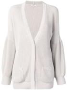 Peserico Buttoned Cardigan - Grey