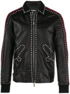 Dsquared2 Studded Leather Jacket - Black