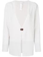 Fabiana Filippi Button Patch Cardigan - Grey
