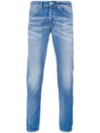 Dondup George Jeans, Men's, Size: 30, Blue, Cotton/polyester/spandex/elastane