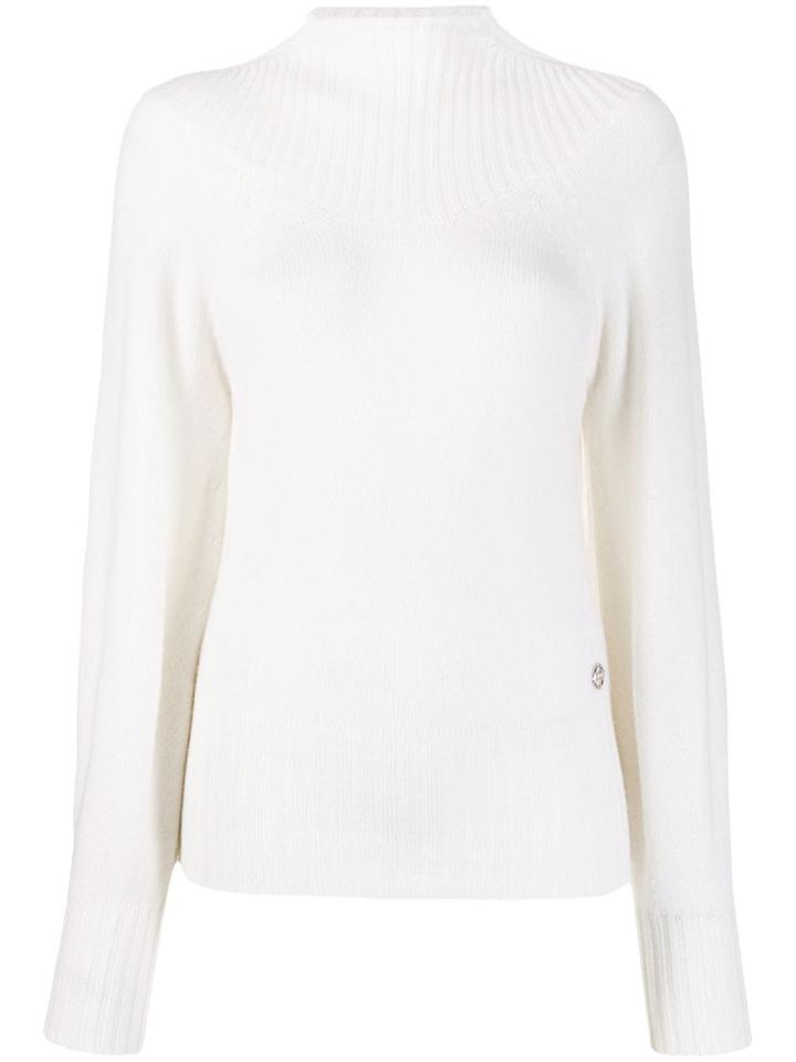 Emilio Pucci Mock Neck Jumper - White