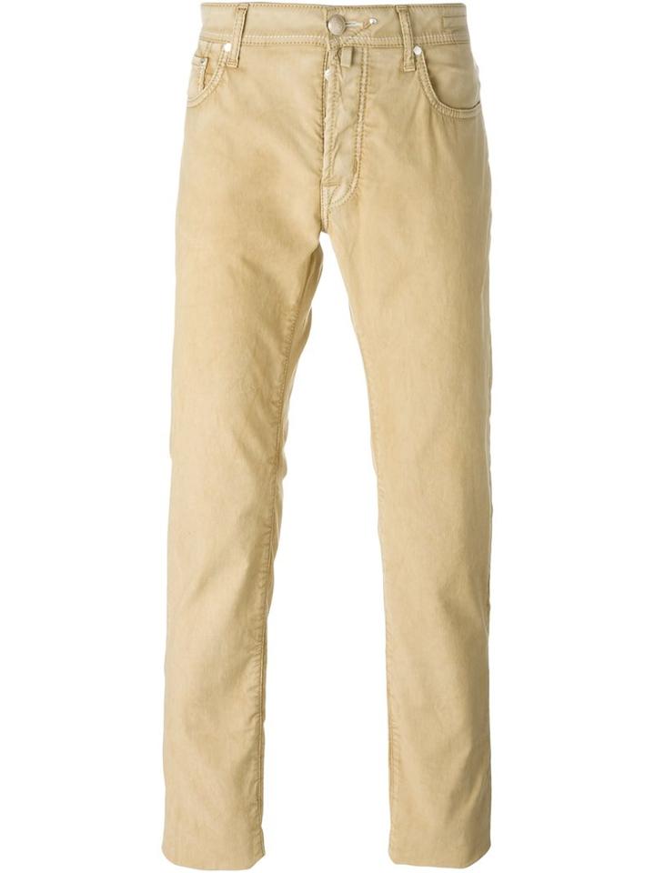Jacob Cohen Slim Fit Jeans, Men's, Size: 34, Nude/neutrals, Cotton/spandex/elastane