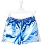 Diadora Junior Blue Casual Shorts - Pink