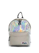 Fila Holographic Print Backpack - Silver