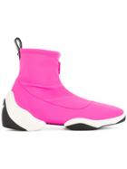 Giuseppe Zanotti Design Light Jump Sneakers - Pink & Purple
