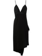 Yohji Yamamoto Vintage Asymmetric Slip Dress - Black