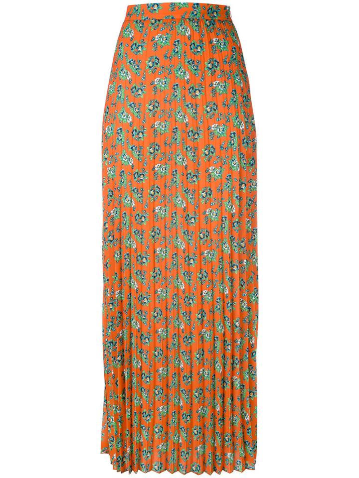 House Of Holland - Pleated Maxi Skirt - Women - Polyester - 10, Polyester