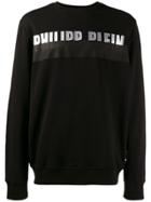 Philipp Plein Logo Bar Sweatshirt - Black